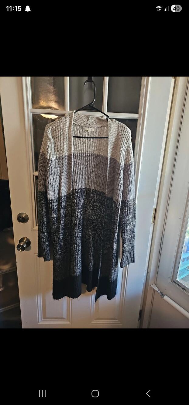 Maurice's size L long cardigan